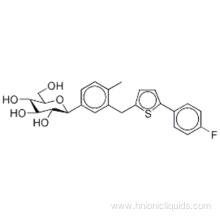 D-Glucitol, 1,5-anhydro-1-C-[3-[[5-(4-fluorophenyl)-2-thienyl]methyl]-4-methylphenyl]-,( 57187381,1S)- CAS 842133-18-0 